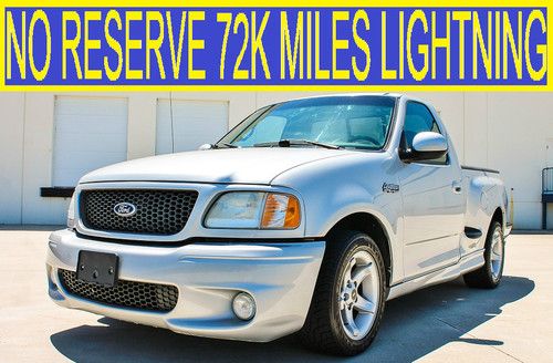 No reserve 72k miles lightning supercharged excellent condition 99 01 02 mustang