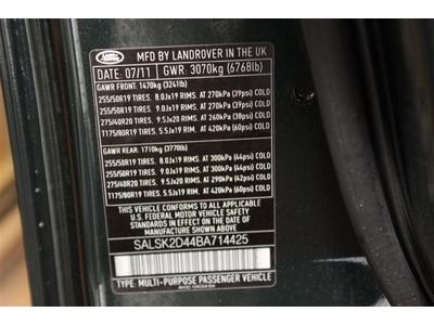 HSE LUXURY PKG SURROUND CAMERAS NAVIGATION SAT IPOD USB BLUETOOTH LOCAL TRADE, US $51,995.00, image 29