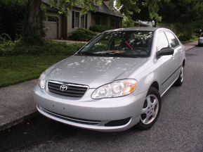 2006 toyota corolla ce, 37,775 miles, manual, ac, power locks/windows, cd