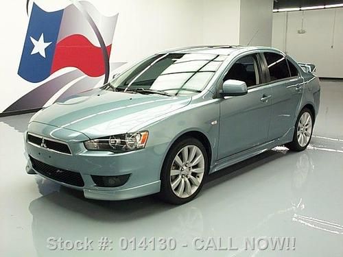 2008 mitsubishi lancer gts auto sunroof spoiler 57k mi texas direct auto