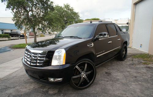 2007 cadillac escalade ext crew cab pickup 4-door 6.2l 26 inch lexani rims