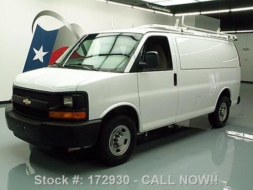 2008 chevy express 2500 custom shelving ladder rack 78k texas direct auto