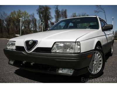 1991 alfa romeo 164 5spd manual 1 owner rare 1 of a kind,only 11k original miles