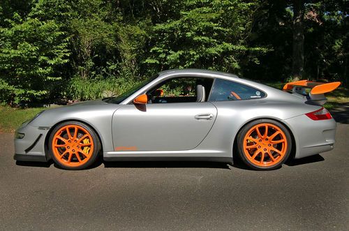 2007 Porsche 911 GT3 RS in Silver/Orange, image 5
