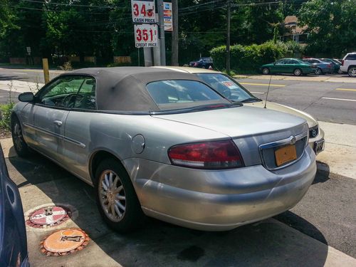 2001 chrysler sebring lxi convertible 2-door 2.7l / working-needs new water pump