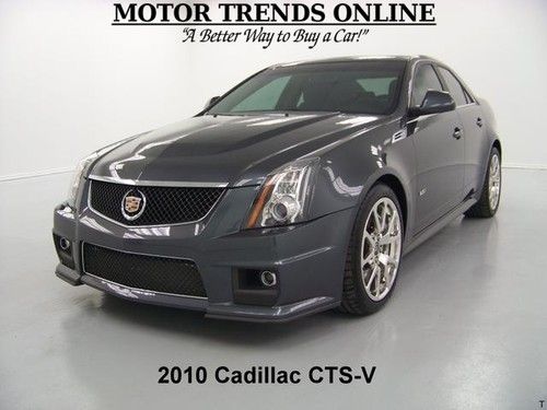 Cts-v cts v 556 hp navigation rearcam pano roof htd seats 2010 cadillac 17k