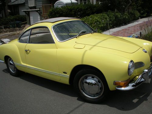 1970 karmann ghia rag top - fully restored