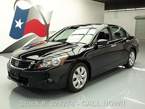 2010 honda accord ex-l sunroof htd seats blk on blk 19k texas direct auto