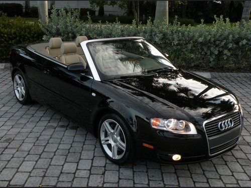 08 a4 2.0t convertible automatic leather symphony premium audio florida owned
