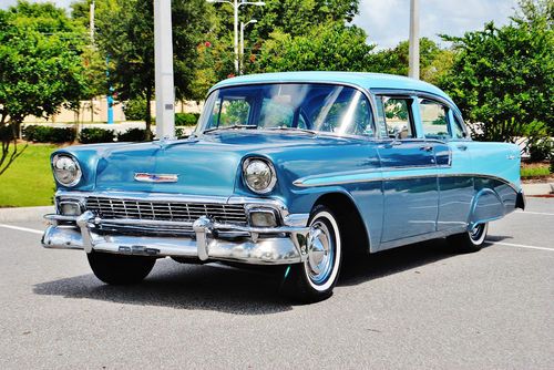 Absolutley beautiful 1956 chevrolet bel air loaded cold a/c p,s,p.b, must see