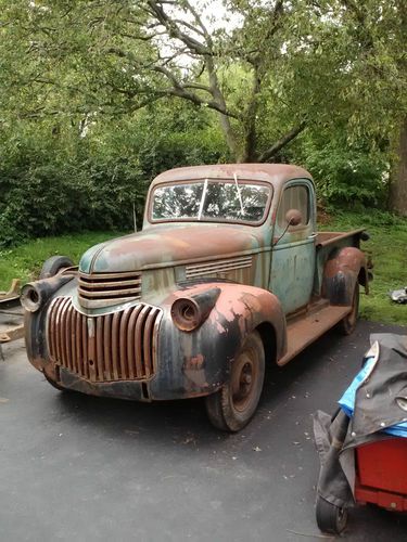 46 chevy short bed pick up project