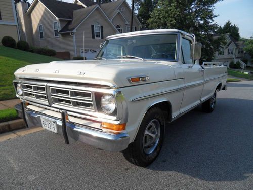 1972 f100 explorer: rust free,highly optioned, reliable, and original