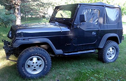 1991 jeep wrangler s sport utility 2-door convertible small block chevy engine