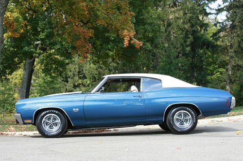 1970 documented copo chevelle ss rotisserie restoriation 1 of 1 l78 / ls6