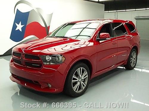 2013 dodge durango r/t hemi 7-pass nav rear cam 20k mi texas direct auto