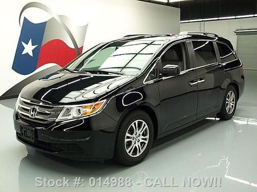 2012 honda odyssey ex-l sunroof nav dvd rear cam 30k mi texas direct auto