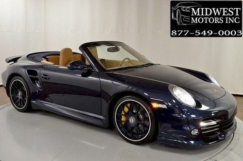 2012 porsche 911 turbo s cabriolet highly optioned carbon fiber int pkg carrera