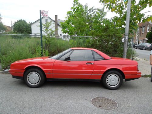 1989 cadillac allante value convertible 2-door 4.5l with hard top
