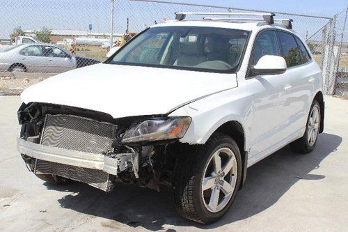 2010 audi q5 quattro damadge repairable rebuilder fixer low miles priced to sell