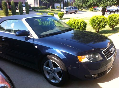 2003 audi a4 cabriolet convertible 2-door 1.8l turbo mechanic special no reserve