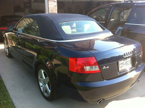 2003 Audi A4 Cabriolet Convertible 2-Door 1.8L TURBO Mechanic Special NO RESERVE, image 2
