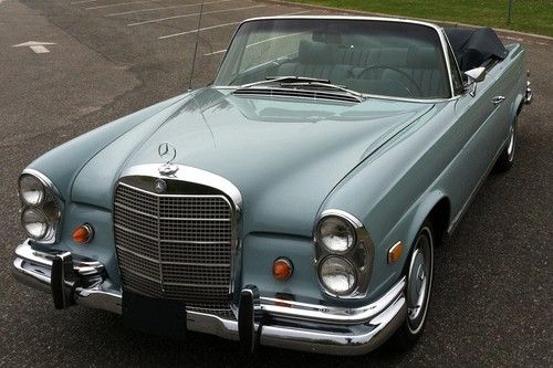 1969 mercedes-benz 280se cabriolet fully restored