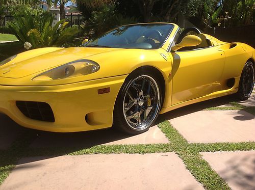 2004 ferrari 360 spider convertible 2-door 3.6l