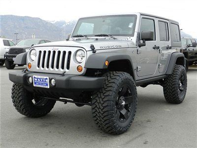 Unlimited rubicon 4x4 4 door hardtop custom new lift wheels tires teraflex auto