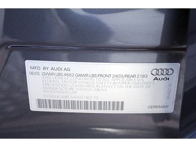 2004 Audi A4 1.8 Turbo with Automatic No Reserve, image 27