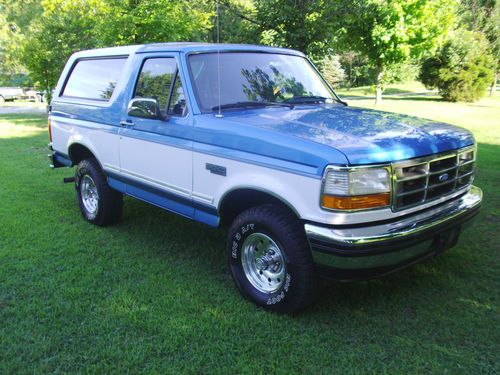 1994 ford bronco xlt sport utility 2-door 5.8l