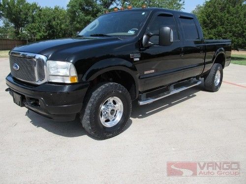 03 f350 lariat 4x4 powerstroke diesel tx-owned swb sunroof gooseneck new tires