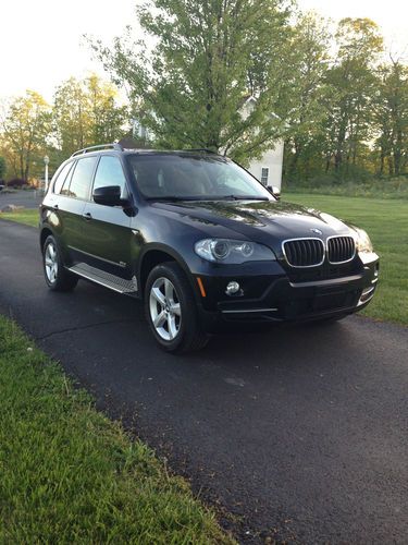 2008 bmw x5 3.0si rare options..brown leather..3rd row seat..factory tv..keyless