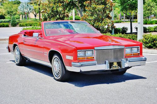 1981 cadillac eldorado convertible great cruise night driver very rare beautiful