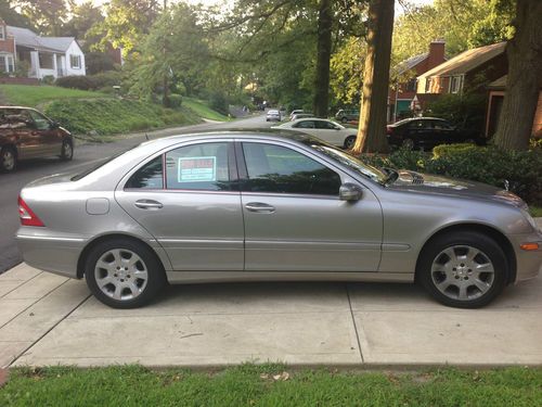 2005 mercedes-benz c320 awd desert silver