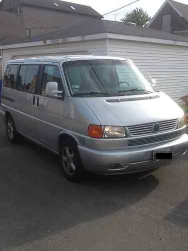 Silver volks wagon eurovan in excellent condition. origional owner.