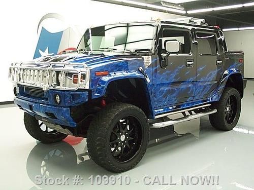 2005 hummer h2 sut 4x4 adventure lift nav dvd 24's 43k texas direct auto