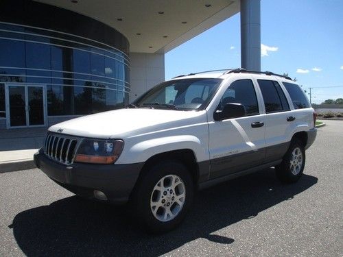 2000 jeep grand cherokee laredo 4x4 select trac white clean