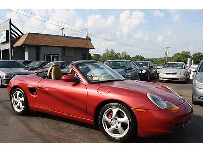 2002 porsche boxster s 6 speed 3.2l new tires clean car