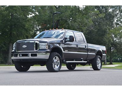 2005 Ford F350 SRW LARIAT DIESEL 4WD Crew Cab LIFTED 4X4 LWB CLEAN CARFAX  f-250, US $14,777.00, image 3