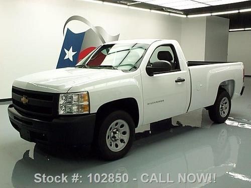 2012 chevy silverado regular cab long bed bedliner 23k texas direct auto