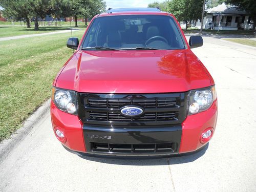 2010 ford escape xlt 3.0l*no reserve*leather*sunroof*sync*4wd*flex-fuel*rebuilt