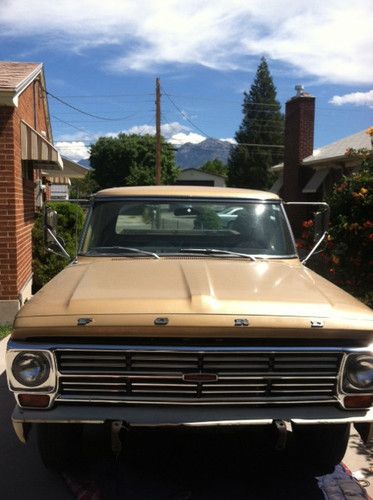 1968 ford f250 camper special 390 v8 auto