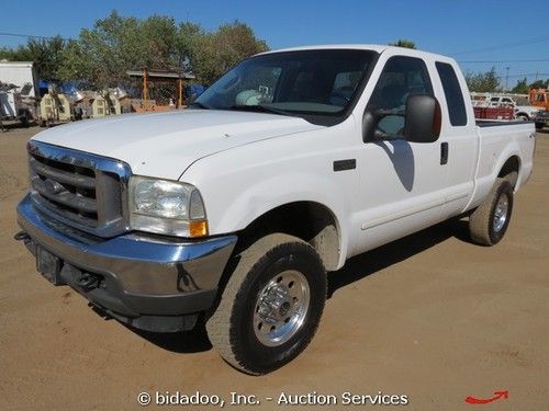 2003 ford f250 xlt 4x4 pickup truck 5.4l 235hp auto cold a/c power win/locks