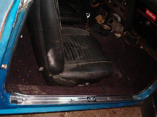 69 PONTIAC FIREBIRD CONVERTABLE NOT CAMARO BLUE 400 POSI MANUAL SHIFT, image 7