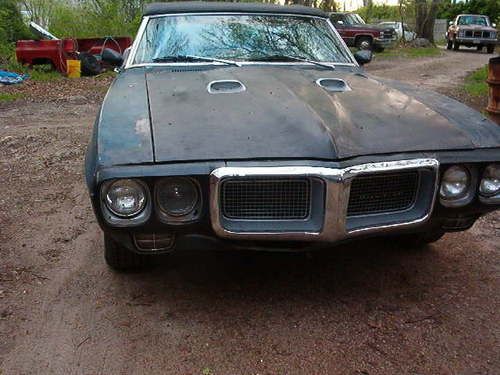 69 PONTIAC FIREBIRD CONVERTABLE NOT CAMARO BLUE 400 POSI MANUAL SHIFT, image 14
