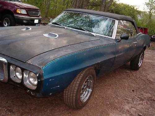 69 PONTIAC FIREBIRD CONVERTABLE NOT CAMARO BLUE 400 POSI MANUAL SHIFT, image 17