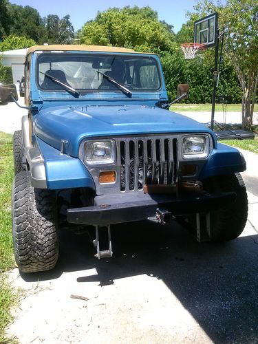 1989 jeep wrangler laredo sport utility 2-door 4.2l