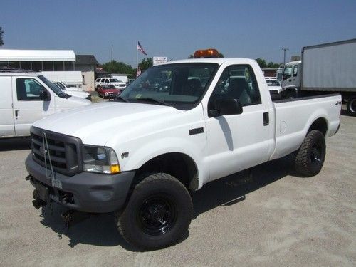 2002 ford f250 xl 4wd western plow  45k miles