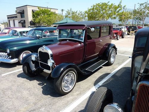 1929 ford model a tudor sedan hot rod street rod