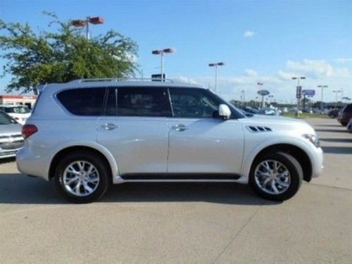 2012 infiniti qx56 suv, 7-passenger, theater pkg, rear-dvd, nav, warranty